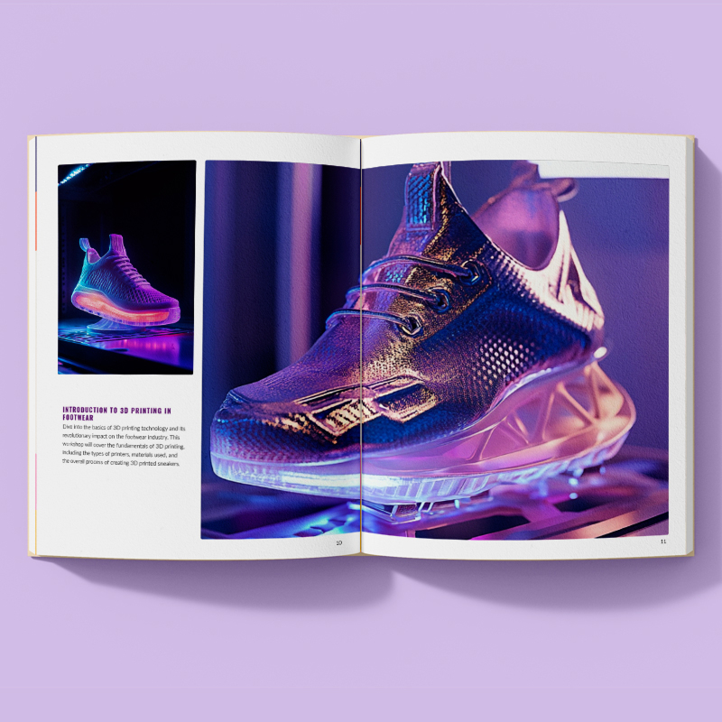 Project Illustration of Full-page spread from a industry guidebook design